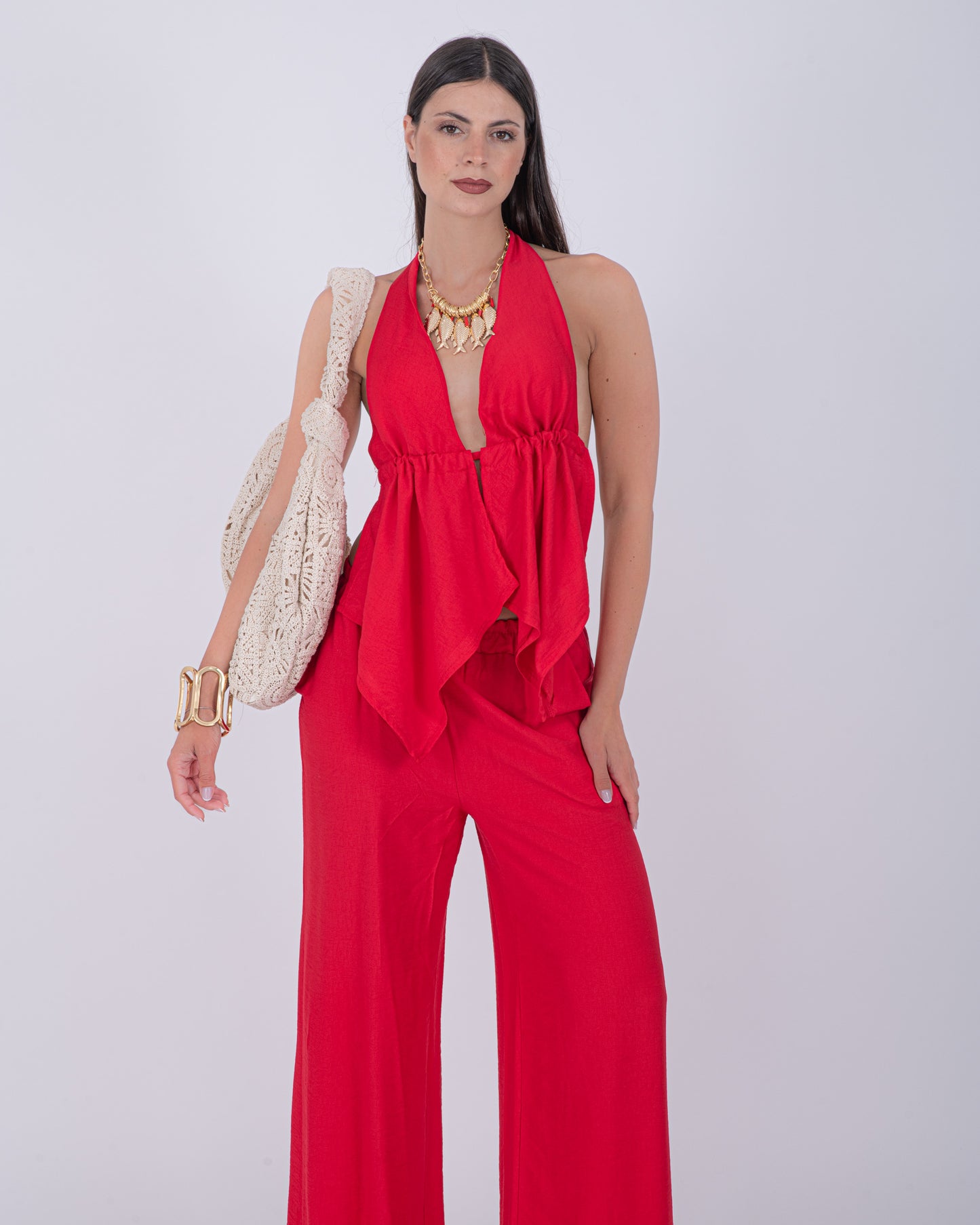CORD SET IBIZA ROSSO