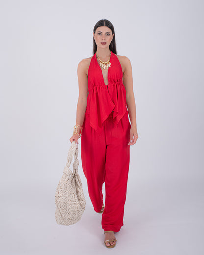 CORD SET IBIZA ROSSO