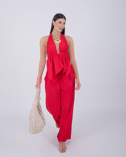 CORD SET IBIZA ROSSO