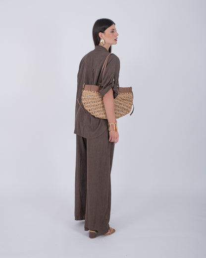 CORD SET AMOUR LINO CHOCO