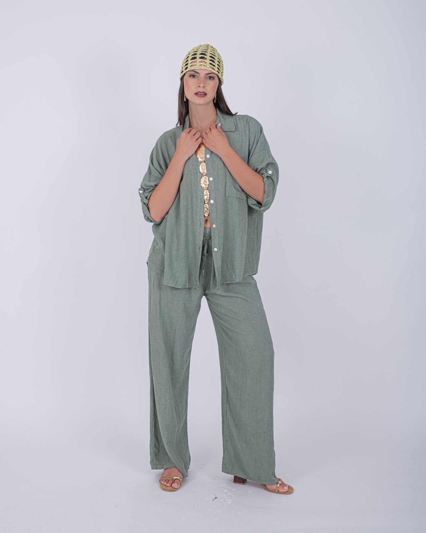 CORD SET AMOUR LINO VERDE