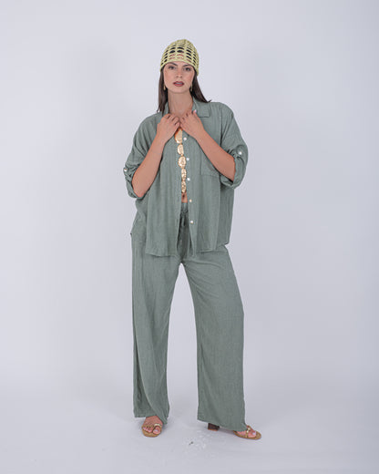 CORD SET AMOUR LINO VERDE