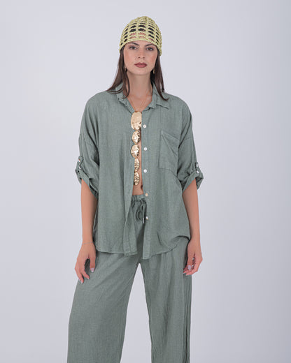 CORD SET AMOUR LINO VERDE