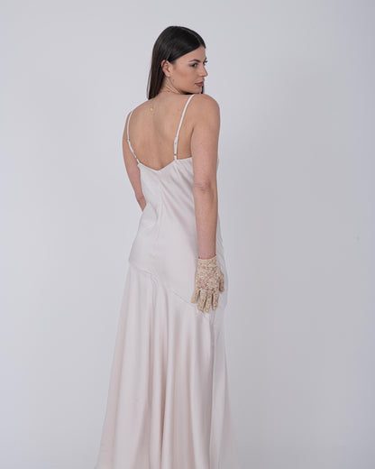 ABITO SATIN CREMA