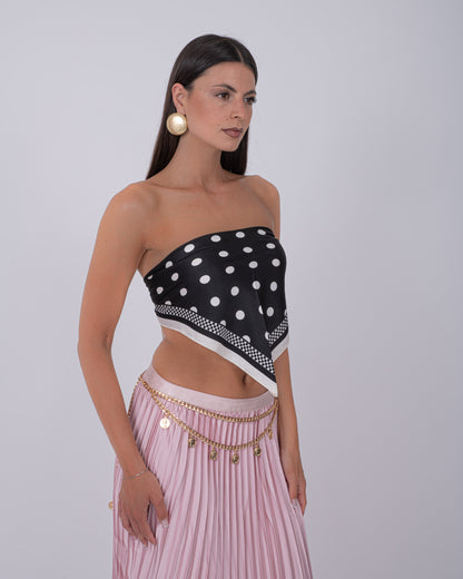FOULARD POIS NERO