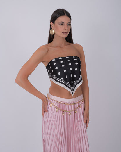 FOULARD POIS NERO