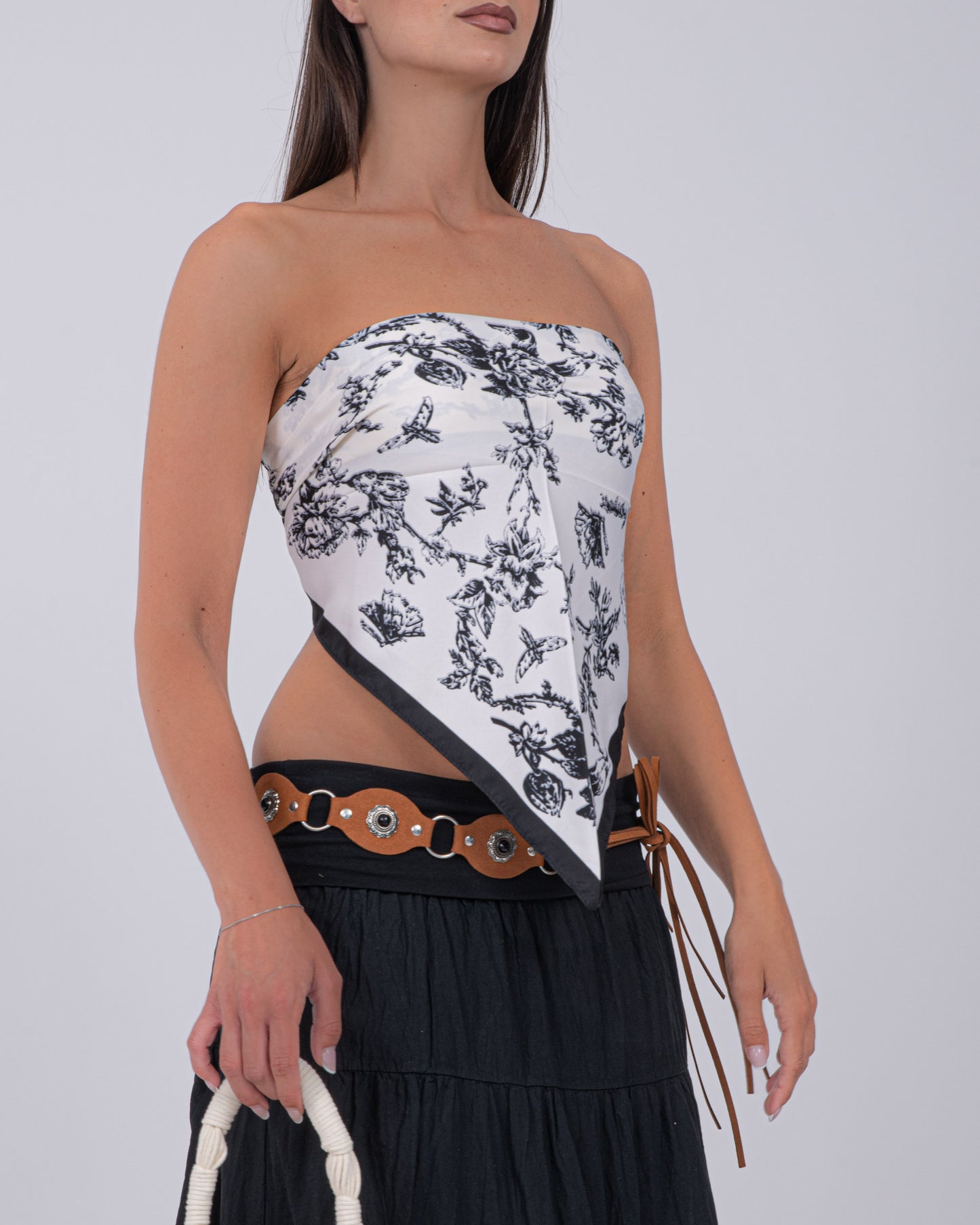 FOULAR BANDANA BIANCO