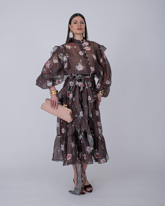 CORD SET LUSIANA BROWN