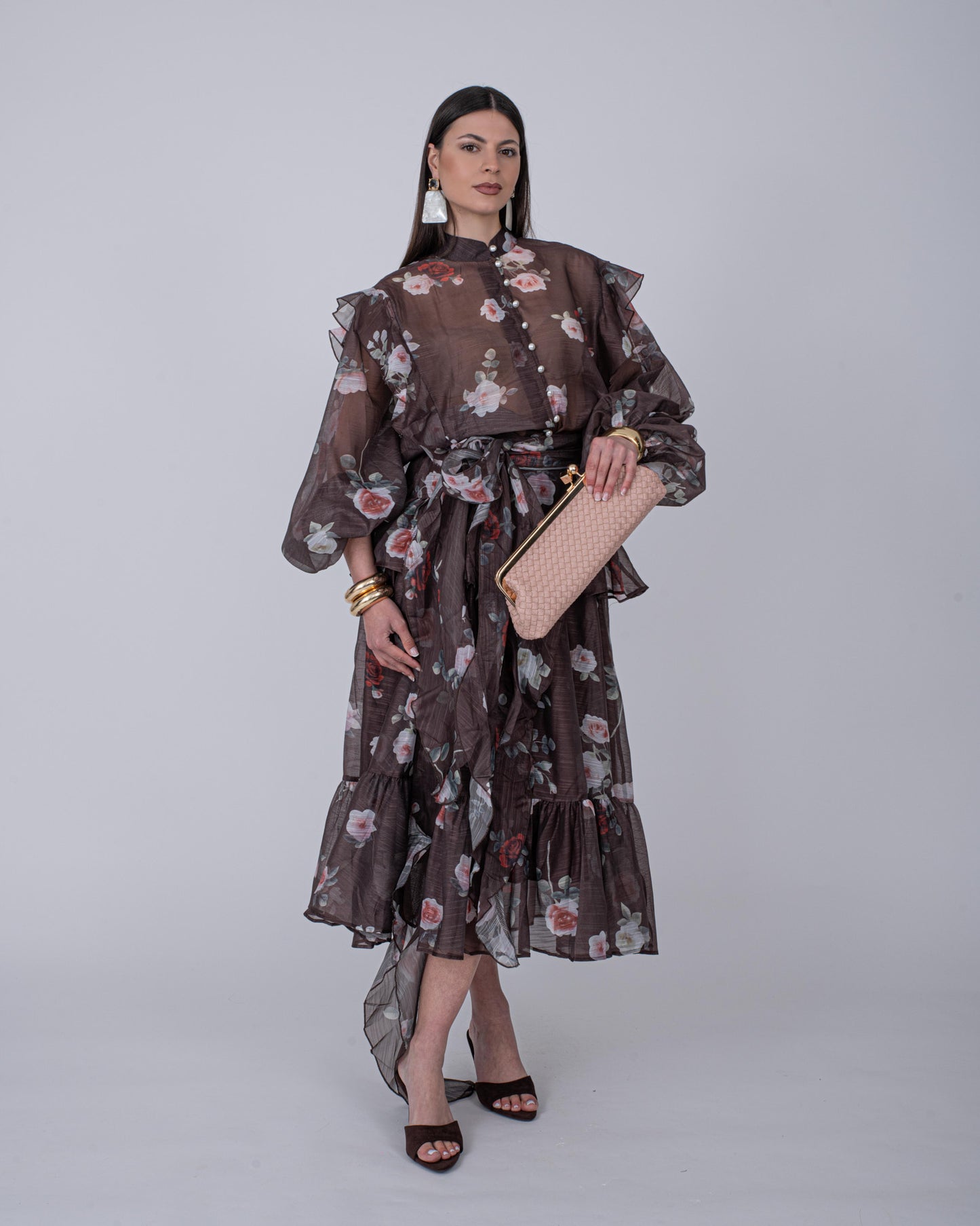 CORD SET LUSIANA BROWN