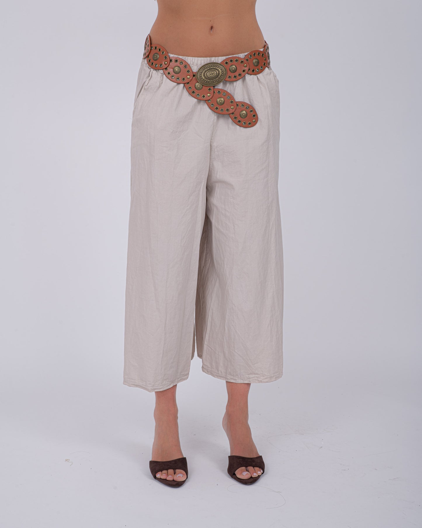 MAXI BERMUDA COTTON BEIJE