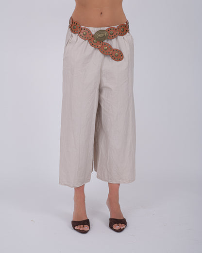 MAXI BERMUDA COTTON BEIJE