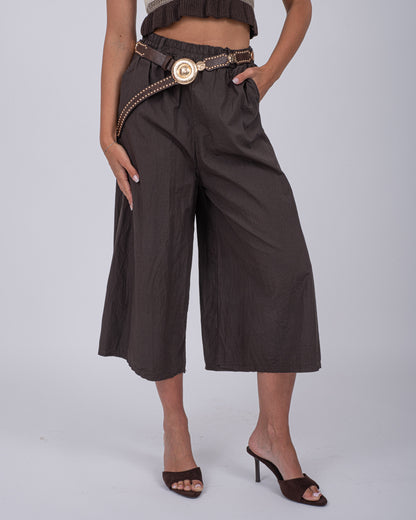 BERMUDA MAXI COTTON MARRONE