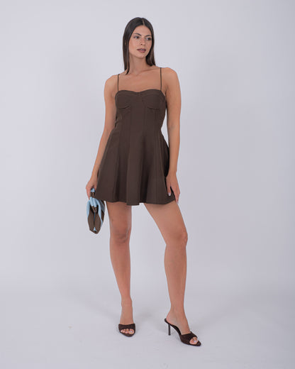 ABITO LADY MARRONE