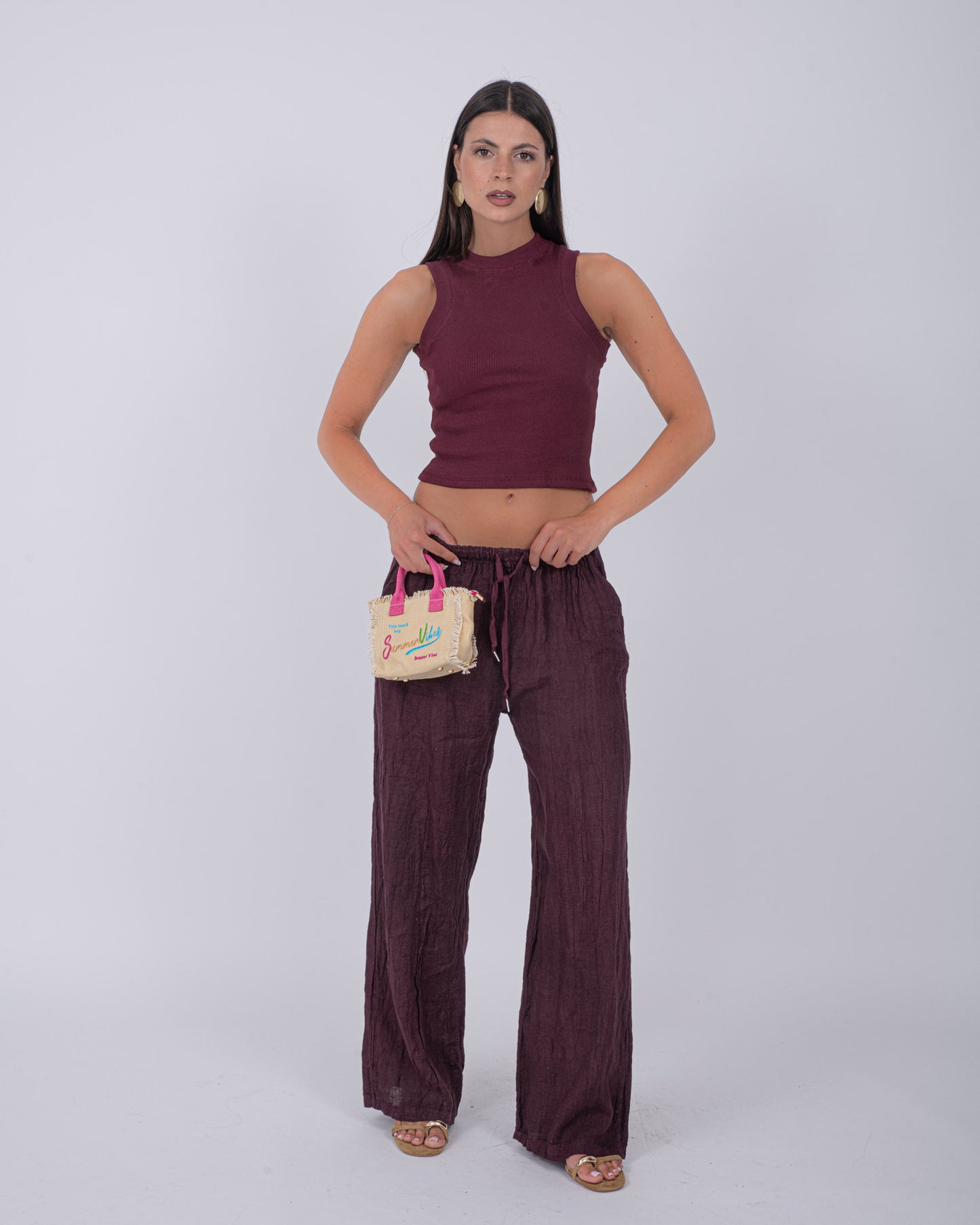 PANTALONI PURO LINO