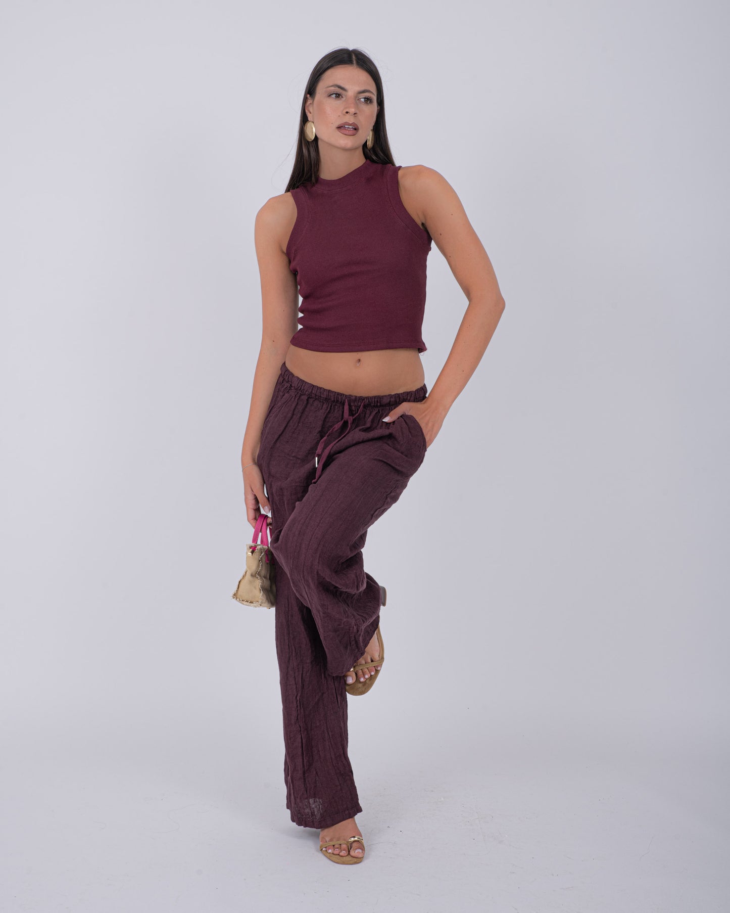 PANTALONI PURO LINO