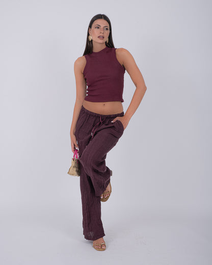 PANTALONI PURO LINO