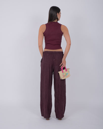 PANTALONI PURO LINO