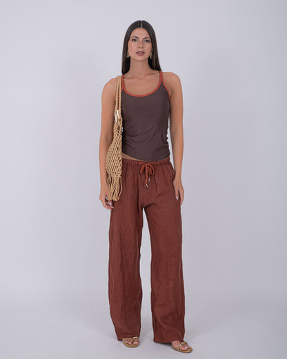 PANTALONI PURO LINO