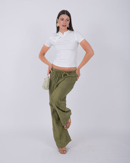 PANTALONI PURO LINO