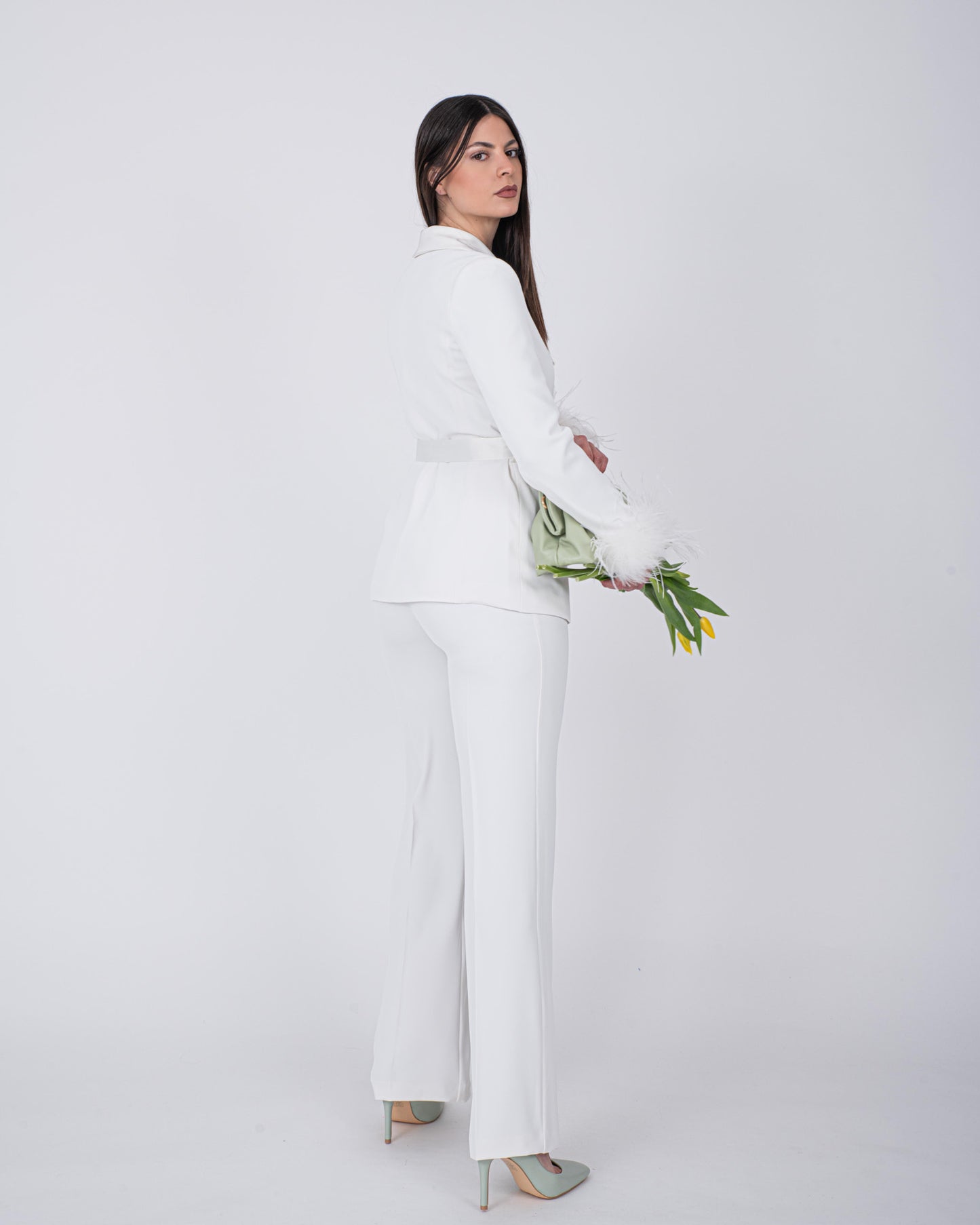 TAILLEUR  PLUME BIANCO