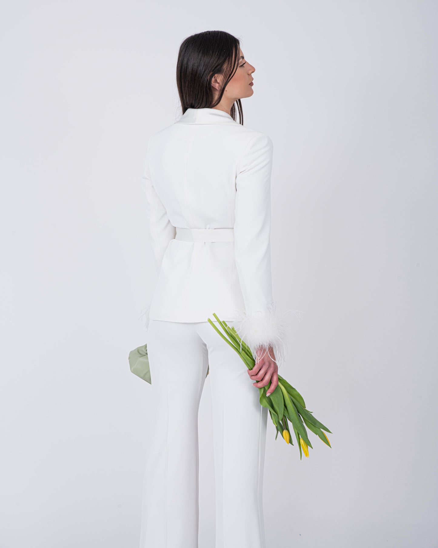 TAILLEUR  PLUME BIANCO