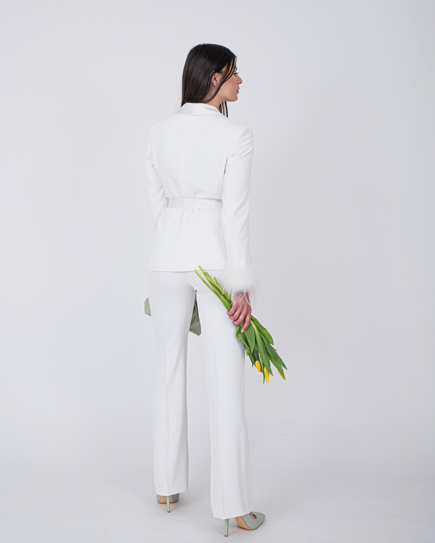 TAILLEUR  PLUME BIANCO