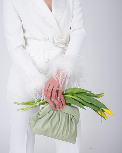 TAILLEUR  PLUME BIANCO