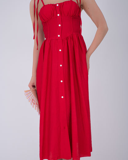 ABITO PEONIA RED
