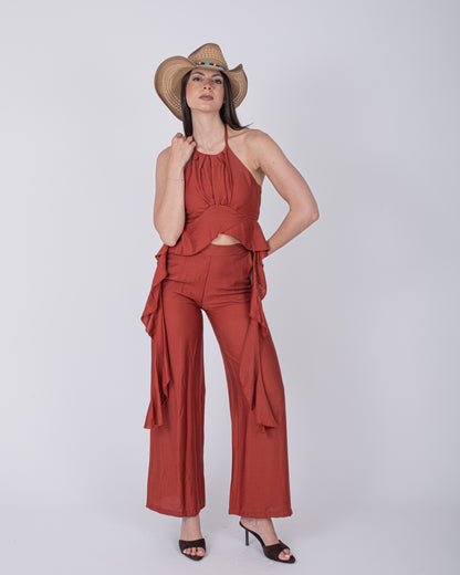 CORD SET ANITA TERRACOTTA