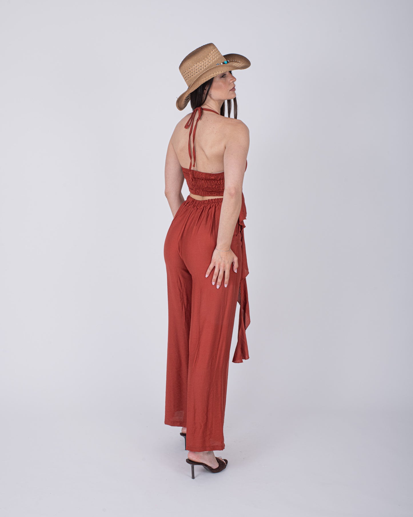CORD SET ANITA TERRACOTTA