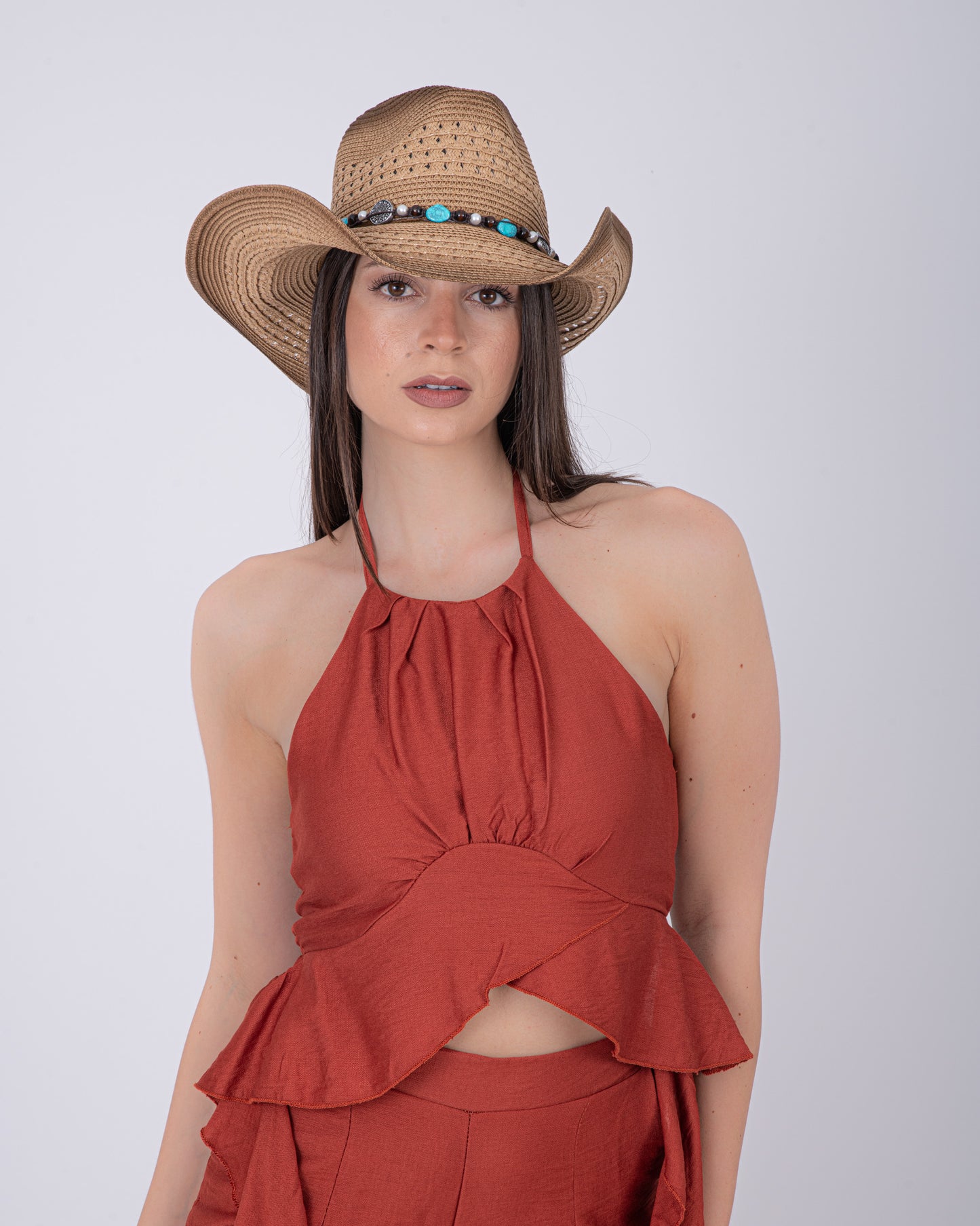 CORD SET ANITA TERRACOTTA
