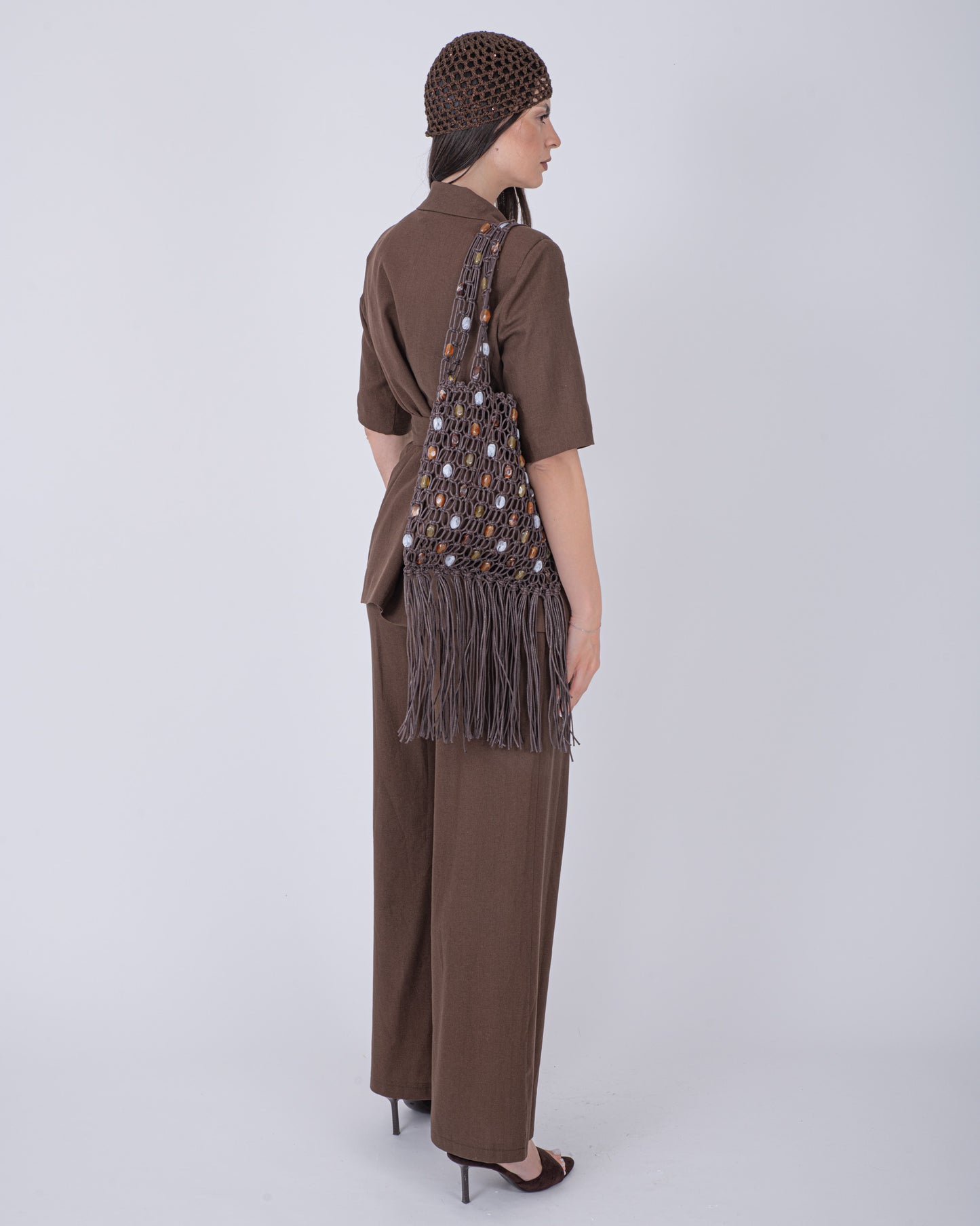 TAILLEUR LINO BROWN