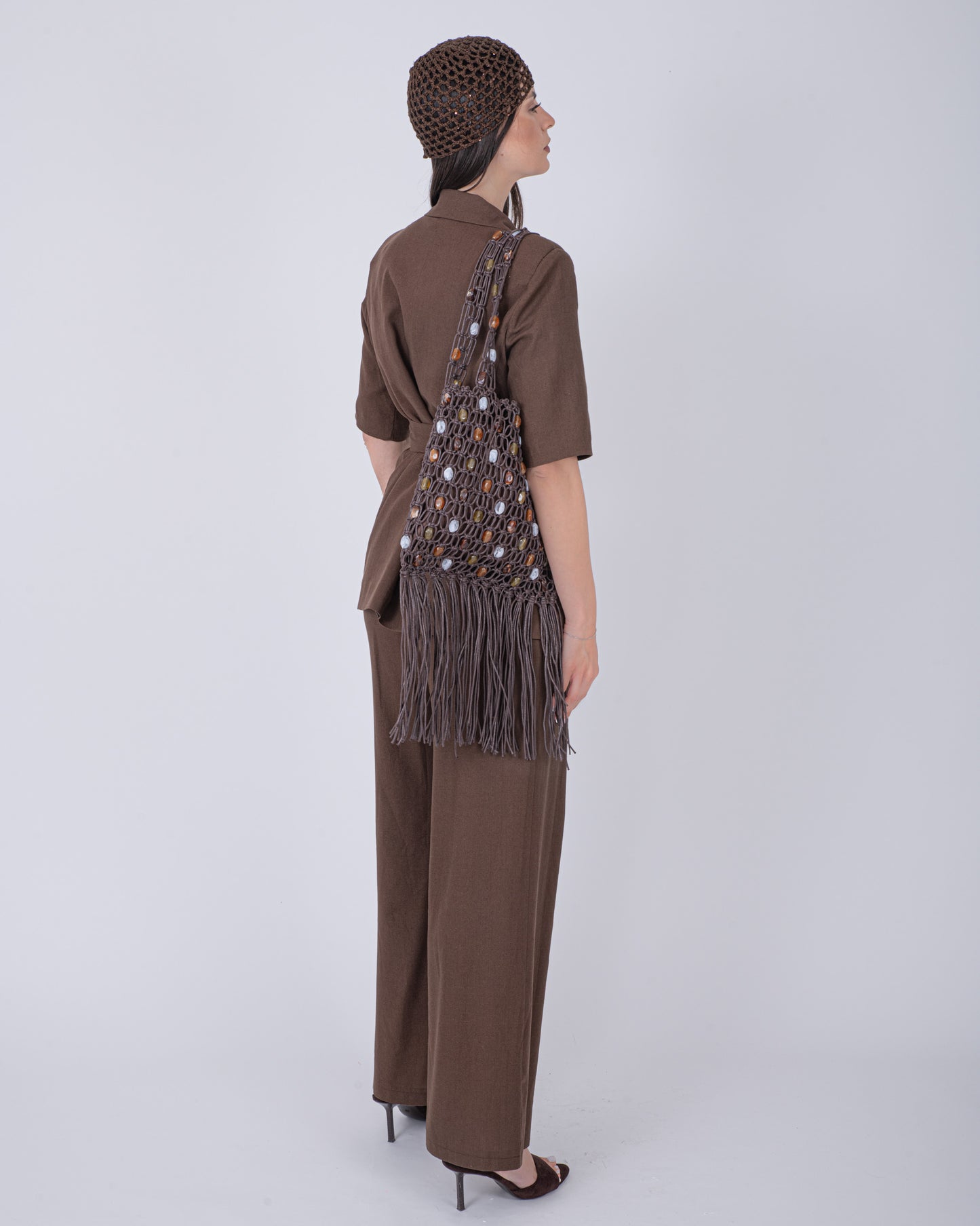 TAILLEUR LINO BROWN