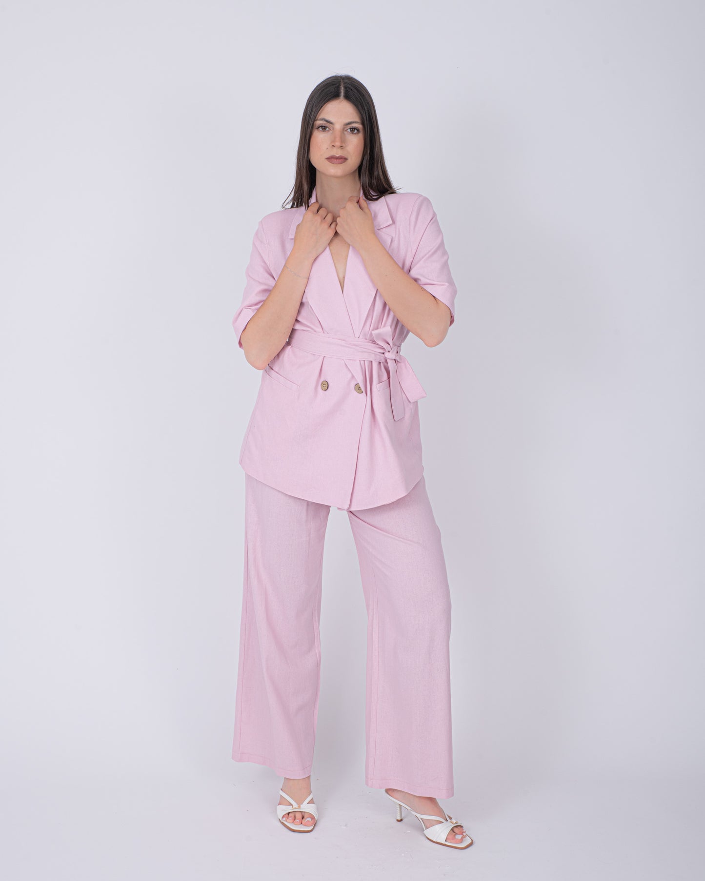 TAILLEUR LINO PINK
