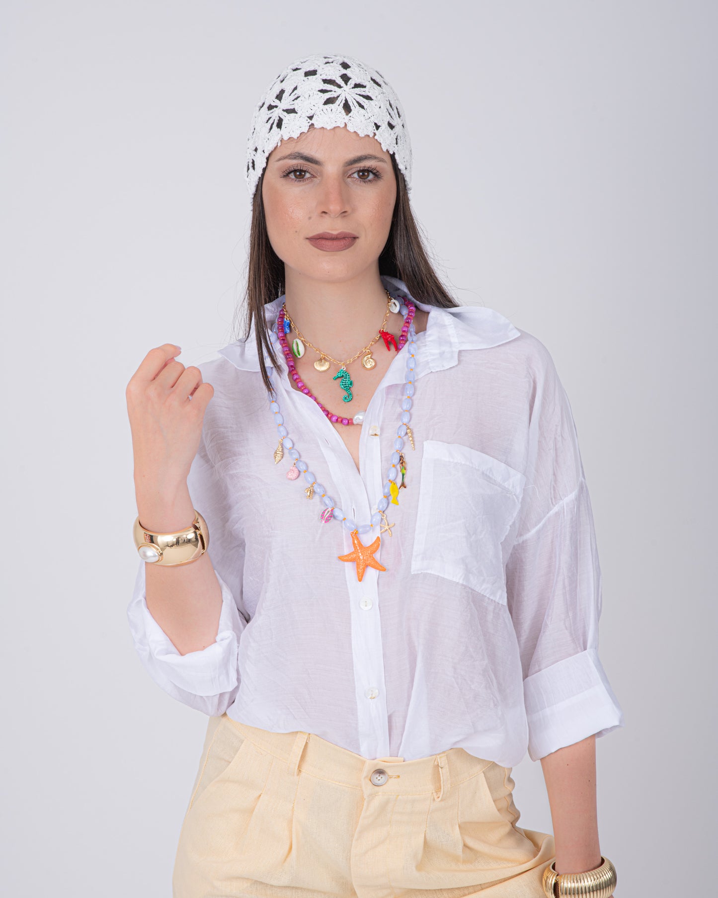 CAMICIA VELVET BIANCA