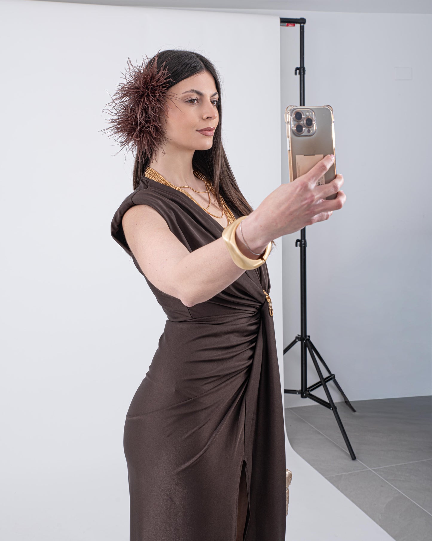 ABITO TESIA CIOCCOLATO