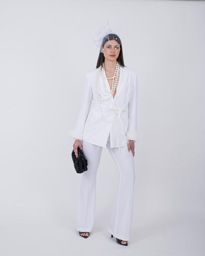 TAILLEUR GINEVRA BIANCO