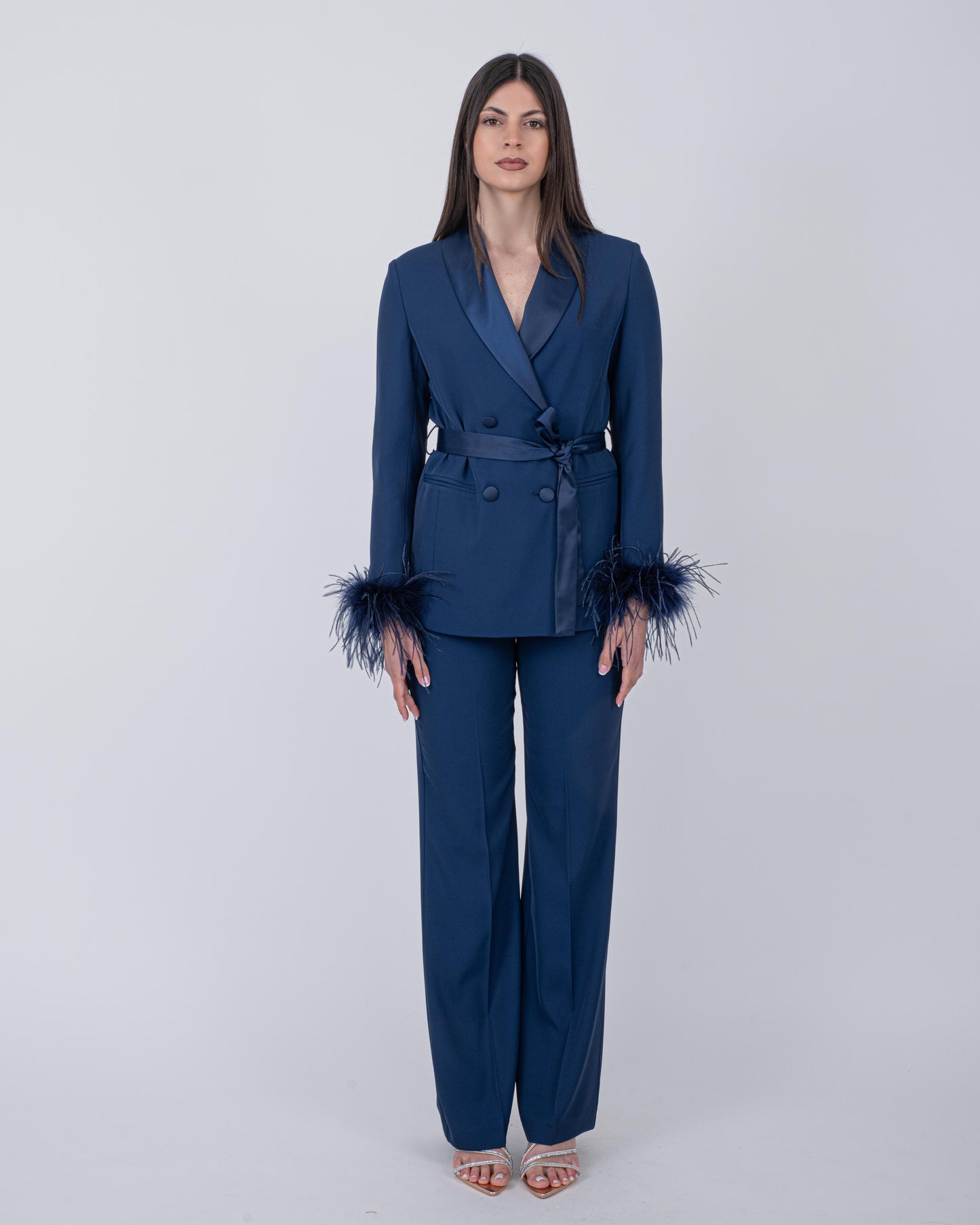TAILLEUR PLUME BLU NAVY