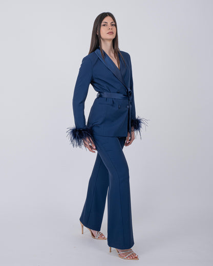 TAILLEUR PLUME BLU NAVY