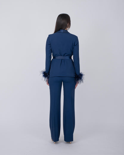 TAILLEUR PLUME BLU NAVY