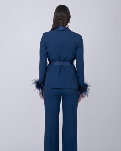TAILLEUR PLUME BLU NAVY