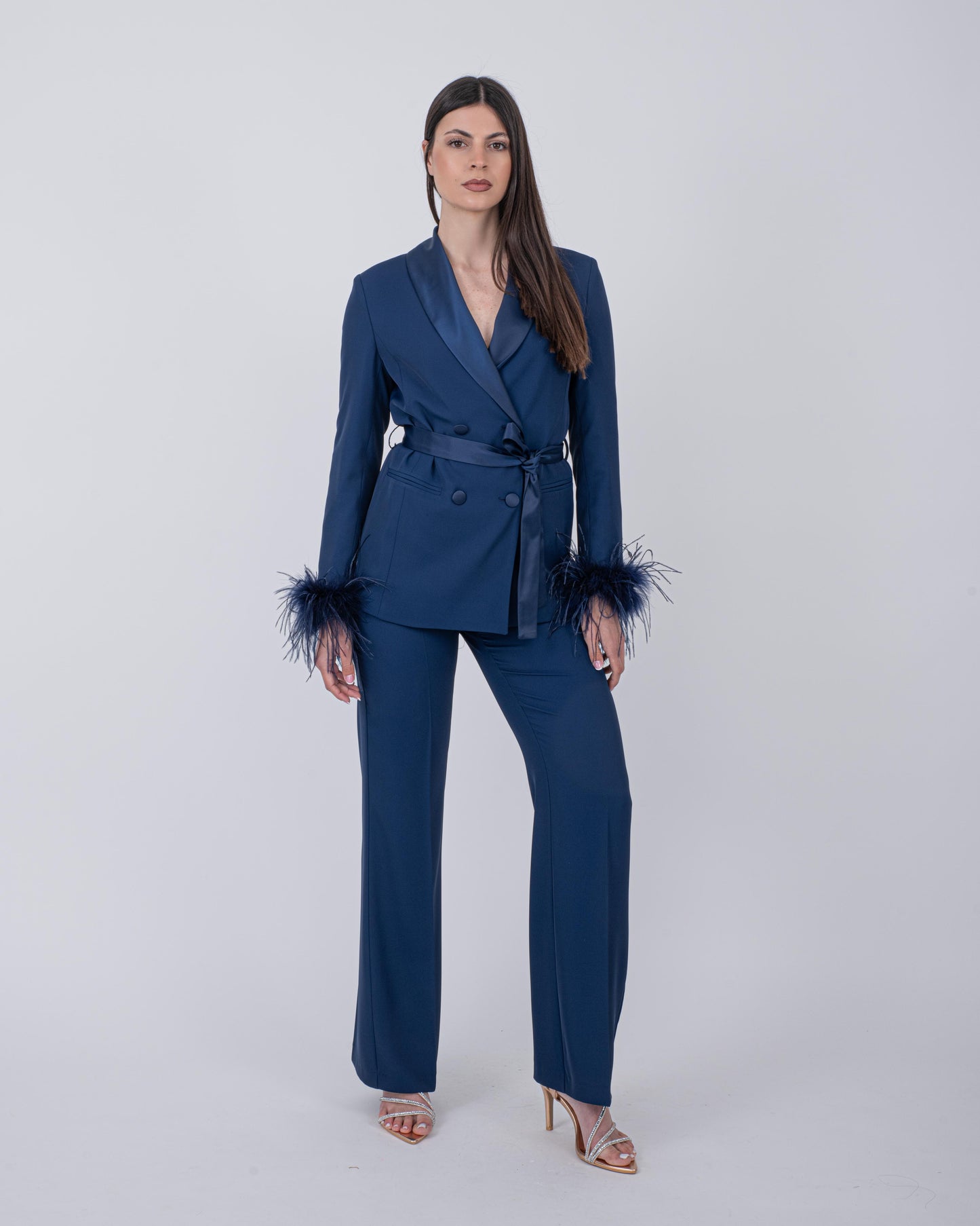 TAILLEUR PLUME BLU NAVY