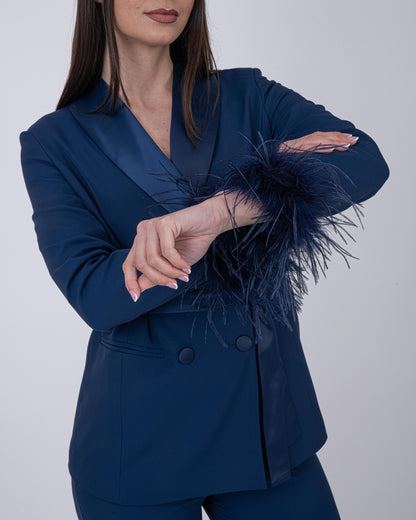 TAILLEUR PLUME BLU NAVY