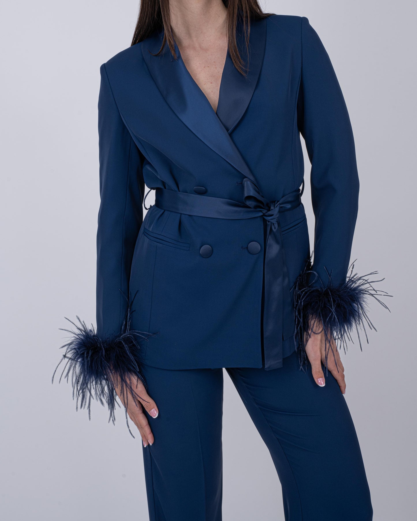 TAILLEUR PLUME BLU NAVY