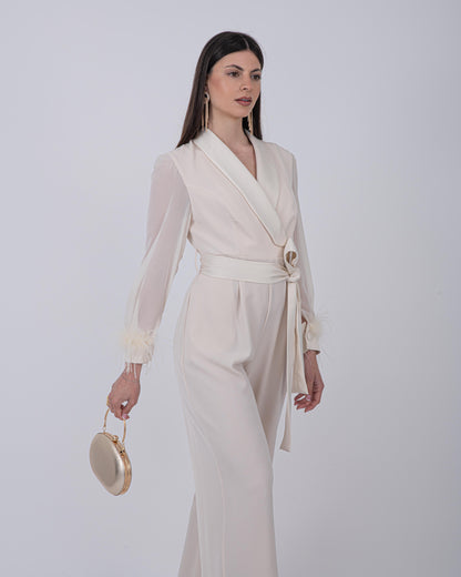 JUMPSUIT CREMA