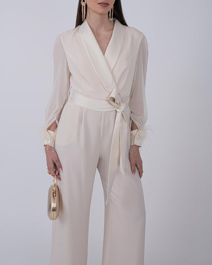 JUMPSUIT CREMA
