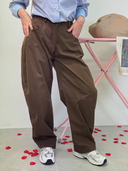 PANTALONE BALLOON CHOCO