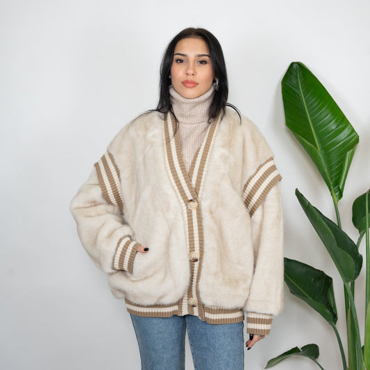 CARDIGAN PELLICCIA