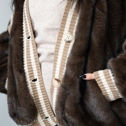 CARDIGAN PELLICCIA