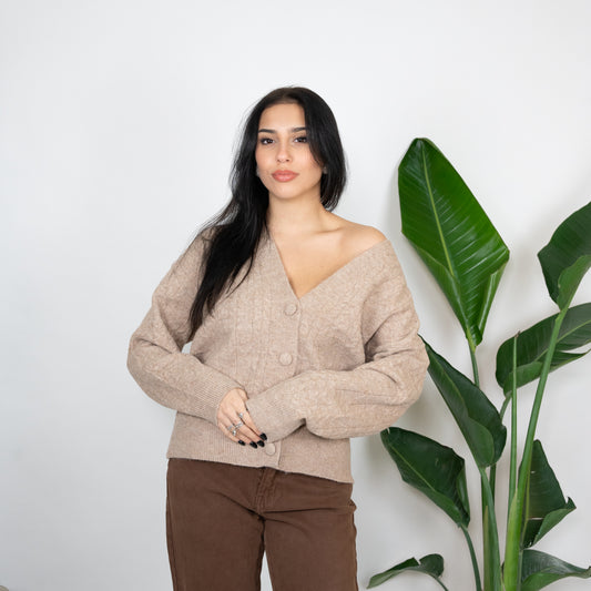 CARDIGAN TRECCE